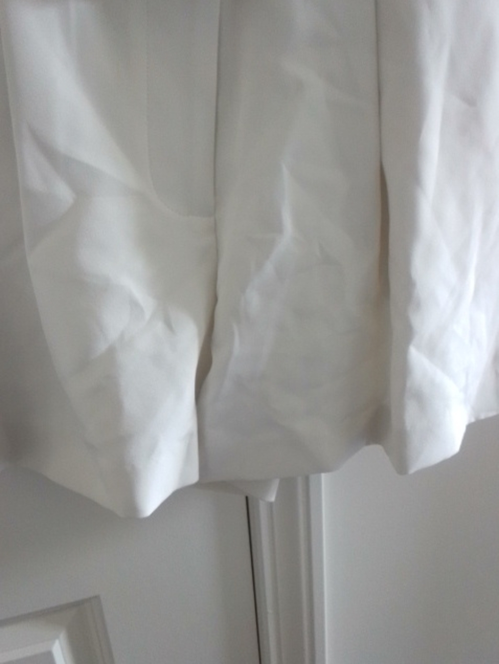 BCBGMaxAzria White Tailored Romper with Tag - Picture 5 of 6